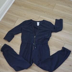 Crewcuts Navy Blue Girls Jumpsuit Size 14